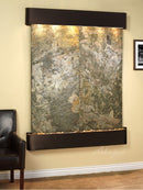 Adagio Majestic River Round Blackened Copper Green Natural Slate