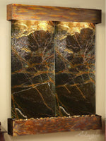 Adagio Majestic River Square Rustic Copper Green Marble