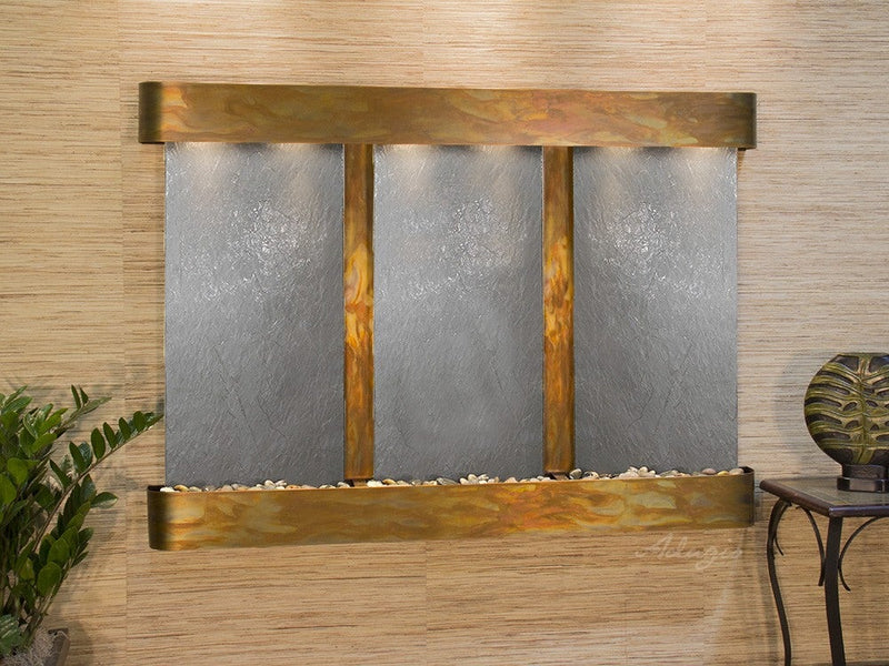 Adagio Olympus Falls Round Rustic Copper Black Featherstone