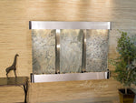 Adagio Olympus Falls Round Stainless Steel Green Natural Slate 