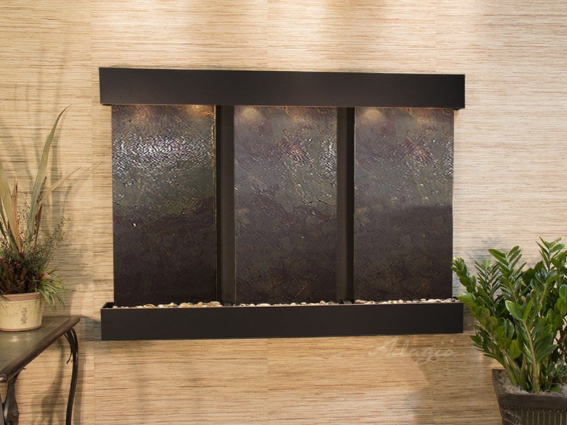 Adagio Olympus Falls Square Blackened Copper Multi-Color Featherstone