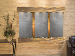 Adagio Olympus Falls Square Rustic Copper Black Featherstone