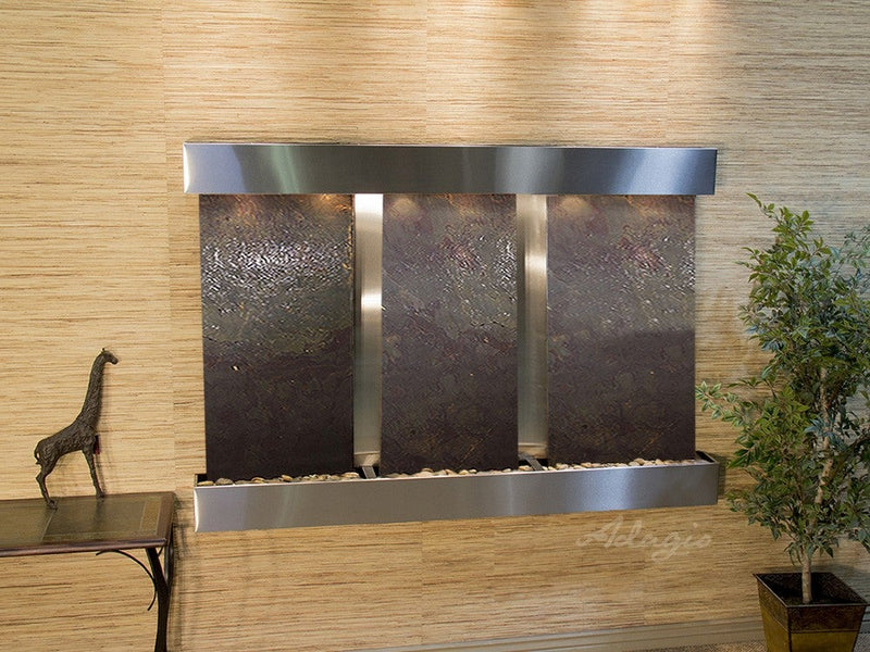 ADAGIO Olympus Falls Square Stainless Steel Multi Color Featherstone  