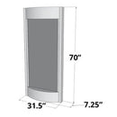 ADAGIO Pacifica Waters Stainless Steel Silver Mirror