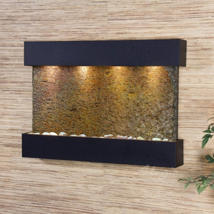 ADAGIO Reflection Creek Textured Black Multi Color Natural Slate