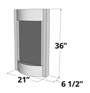 Adagio Serene Waters Stainless Steel Silver Mirror