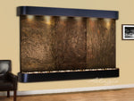 Adagio Solitude River Round Blackened Copper Multi Color Natural Slate