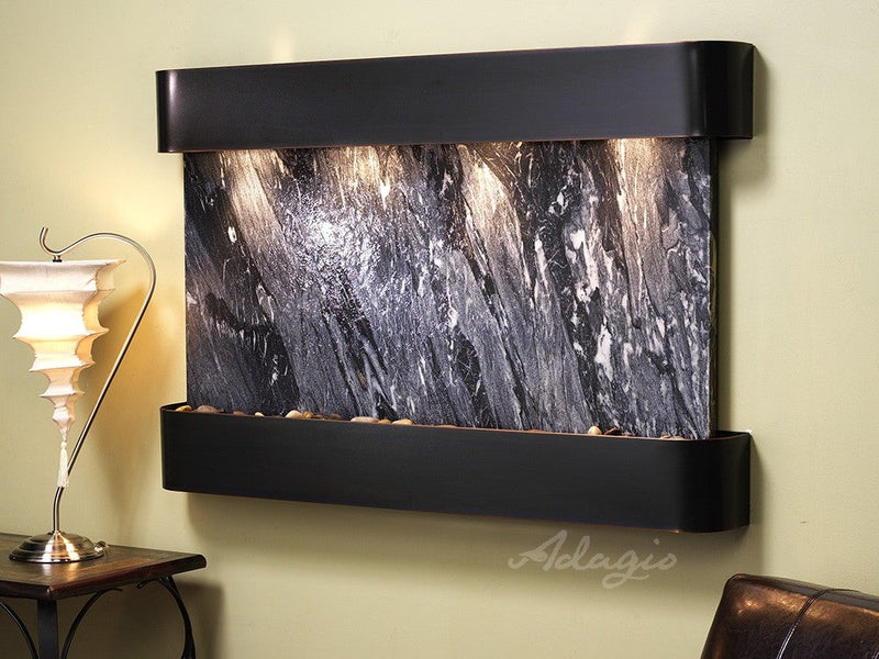 Adagio Sunrise Springs Hanging Wall Fountain