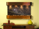 Adagio Sunrise Springs Round Rustic Copper Green Marble