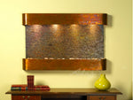 Adagio Sunrise Springs Round Rustic Copper Multi Color Natural Slate