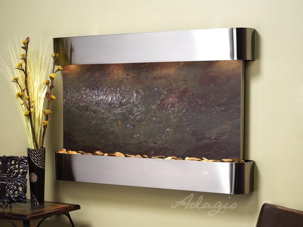 Adagio Sunrise Springs Round Stainless Steel Multi-Color Featherstone 