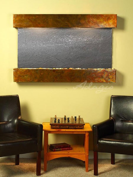 Adagio Sunrise Springs Square Rustic Copper Black Featherstone 