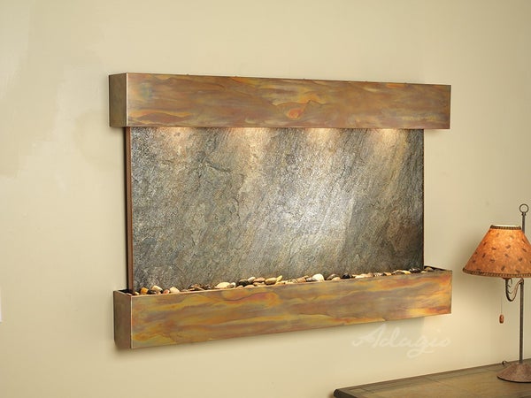 Adagio Sunrise Springs Square Rustic Copper Green Featherstone 