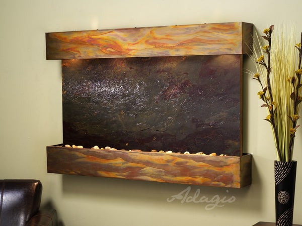 Adagio Sunrise Springs Square Rustic Copper Multi Color Featherstone