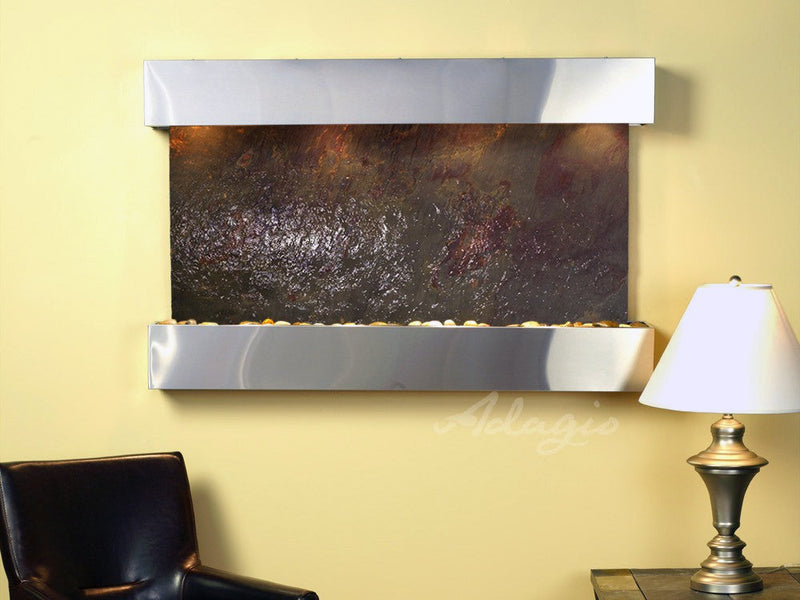 Adagio Sunrise Springs Square Stainless Steel Multi Color Featherstone - SSS2014