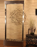 ADAGIO Tranquil River Center Mount Stainless Steel Clear Glass