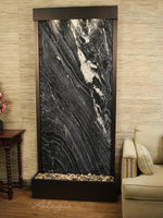 ADAGIO Tranquil River Flush Mount Antique Bronze Black Marble 
