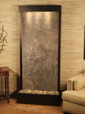 ADAGIO Tranquil River Flush Mount Antique Bronze Green Featherstone 