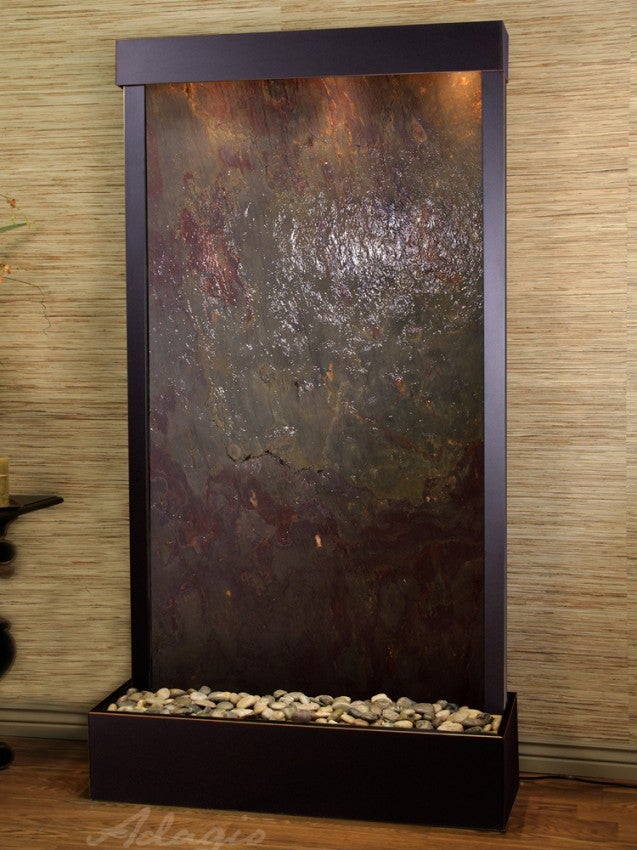 ADAGIO Tranquil River Flush Mount Blackened Copper Multi Color Featherstone