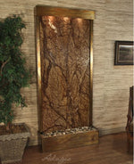 ADAGIO Tranquil River Flush Mount Rustic Copper Brown Marble
