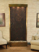 ADAGIO Tranquil River Flush Mount Rustic Copper Multi Color Featherstone 