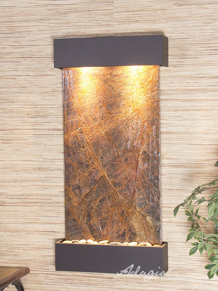 Adagio Whispering Creek Antique Bronze Brown Marble