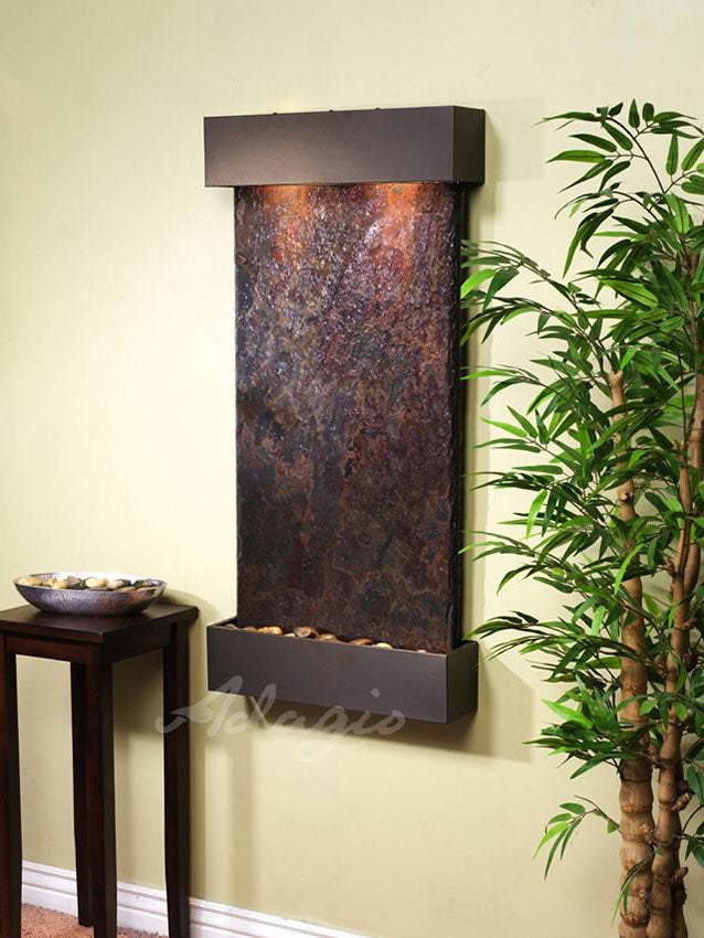 Adagio Whispering Creek Antique Bronze Multi-Color Natural Slate 