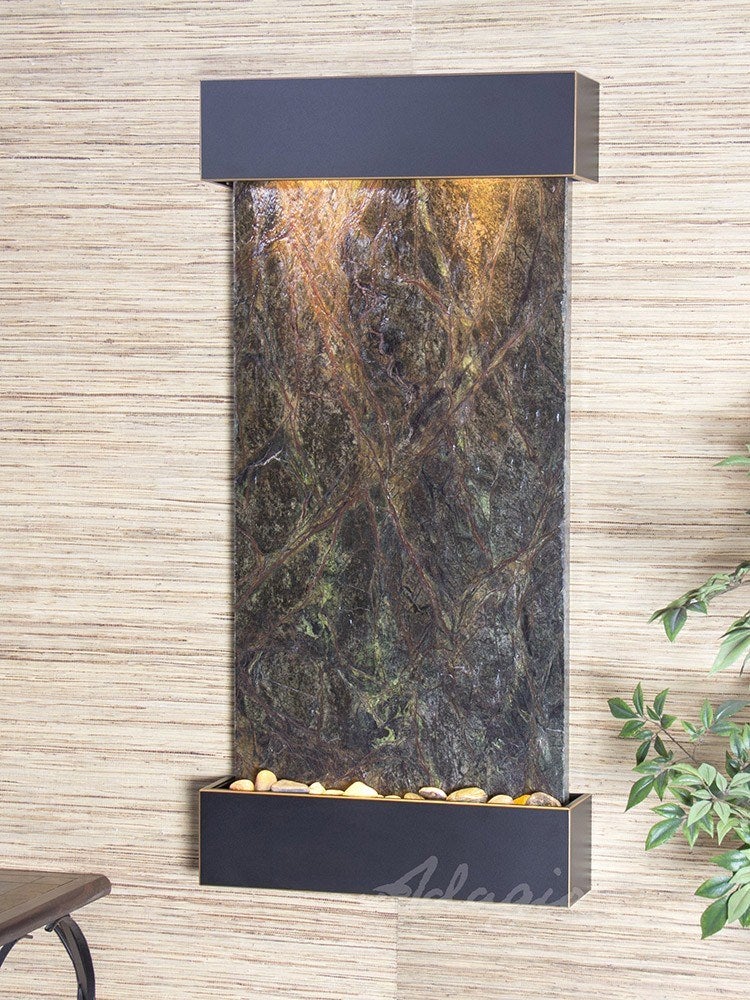 Adagio Whispering Creek Blackened Copper Green Marble