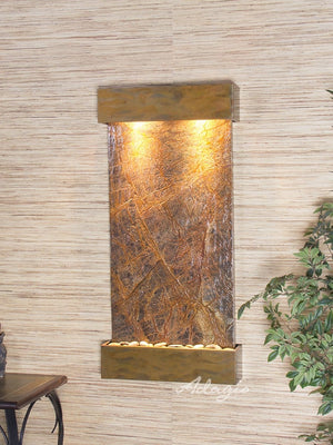 Adagio Whispering Creek Rustic Copper Brown Marble