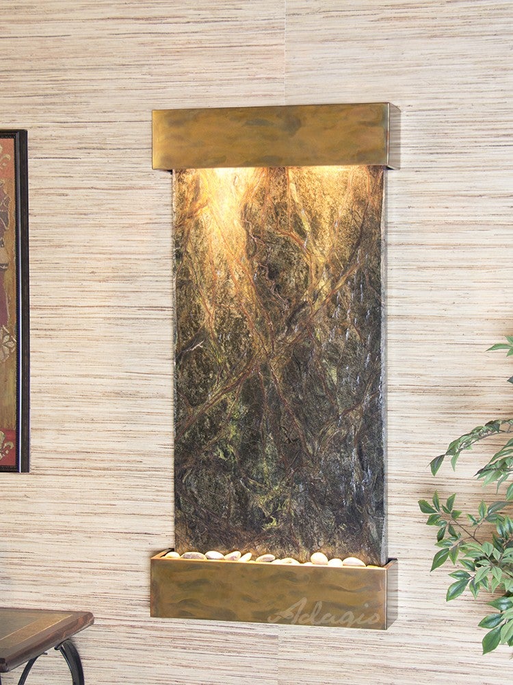 Adagio Whispering Creek Rustic Copper Green Marble 