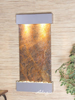 ADAGIO Whispering Creek Silver Metallic Brown Marble
