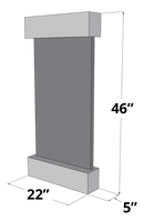 Adagio Whispering Creek Stainless Steel Brown Marble