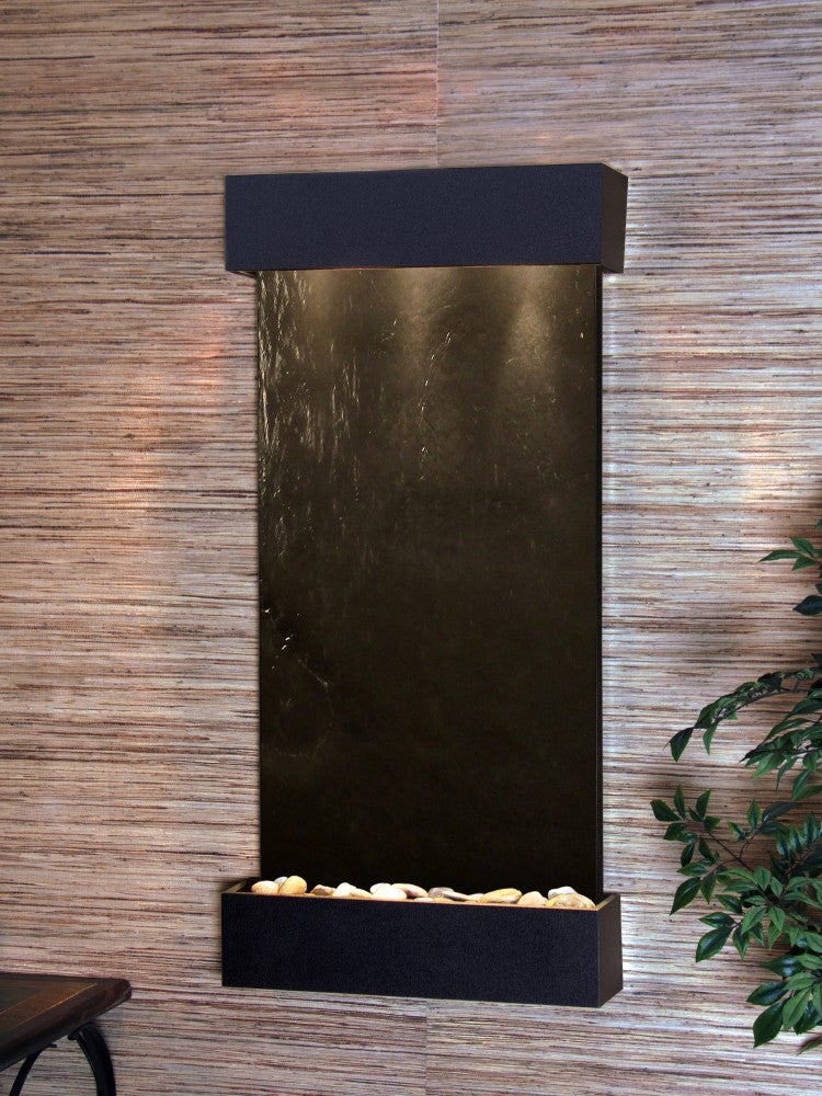 Adagio Whispering Creek Textured Black Black Featherstone
