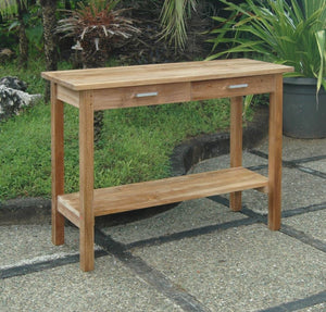 Anderson Teak 47" Windsor Square Small Slat Dining Table - TB-047SS