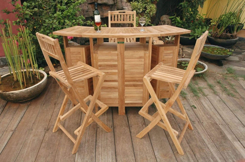 Anderson Teak Altavista 5-Piece Bar Set - Set-20