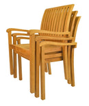 Anderson Teak Aspen Stackable Armchair (4Pc Per Order)  - CHS-055