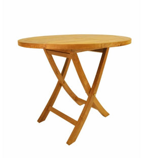 Anderson Teak Bahama 35" Round Bistro Folding Table - TBF-035R
