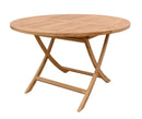 Anderson Teak Bahama 47" Round Folding Table - TBF-047R