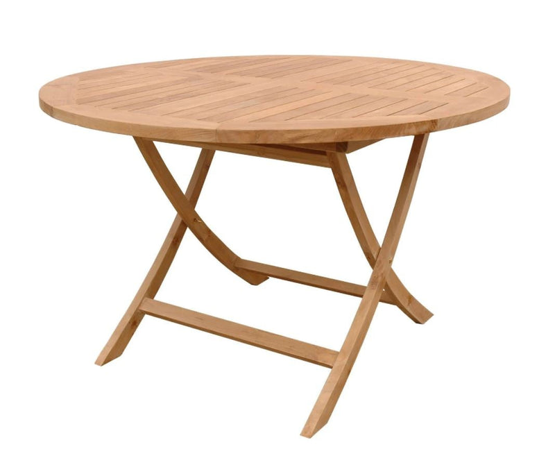 Anderson Teak Bahama 47" Round Folding Table - TBF-047R