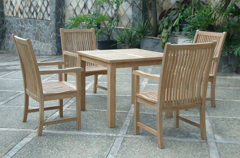 Anderson Teak Bahama Chicago 5-Piece Bistro Set - Set-11