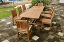 Anderson Teak Bahama Sahara 9-Piece 10' Rectangular Dining Set - Set-79