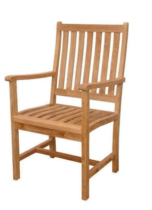 Anderson Teak Bahama Wilshire Armchair 9-Piece Extension Dining Set - Set-112A