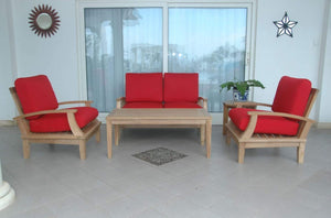 Anderson Teak Brianna 5-Piece Deep Seating Loveseat Set - Set-42