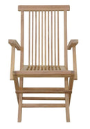 Anderson Teak Bristol Folding Armchair - CHF-2011