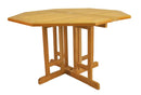 Anderson Teak Butterfly 47" Octagonal Folding Table - TBF-120BO