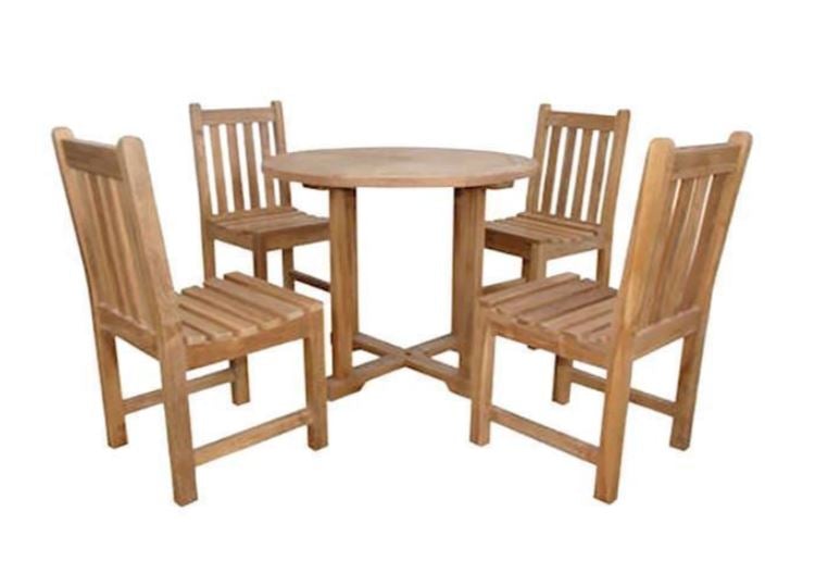 Anderson Teak Montage Braxton  5- Piece Dining Set C  - Set-229