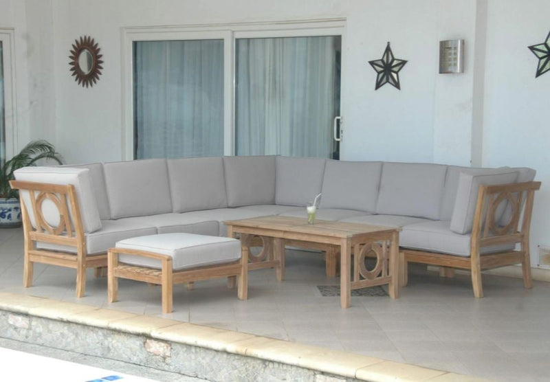 Anderson Teak Natsepa 9-Piece Modular Set A - Set-139