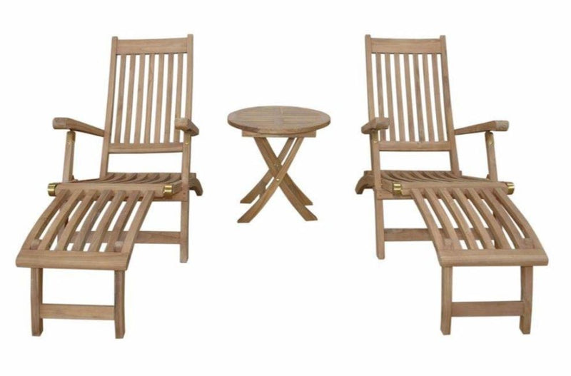 Anderson Teak Tropicana Montage 3-Piece Steamer Set - Set-275