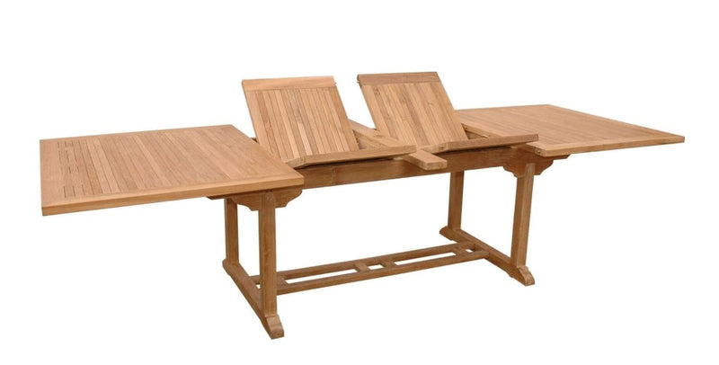 Anderson Teak Valencia 117" Rectangular Table w/ Double Extensions  - TBX-117RD