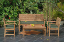 Anderson Teak Victoria Montage 4-Piece Conversation Set  - Set-230